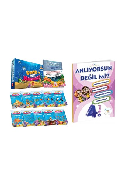 Model Eğitim Yayınları 4.sınıflar Için Deniz Altı Macerası Hikayesi Ve Anlıyo...