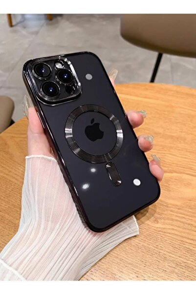 Case collection Iphone 14 Plus Magsafe Özellikli Şeffaf (kamerası Korumalı) L...