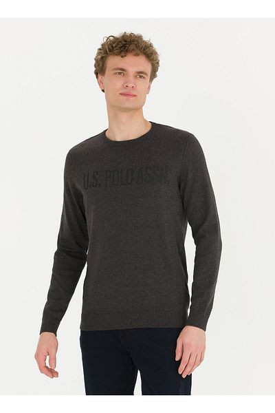 U.S. Polo Assn. Anthracite Melange Accident - Size L