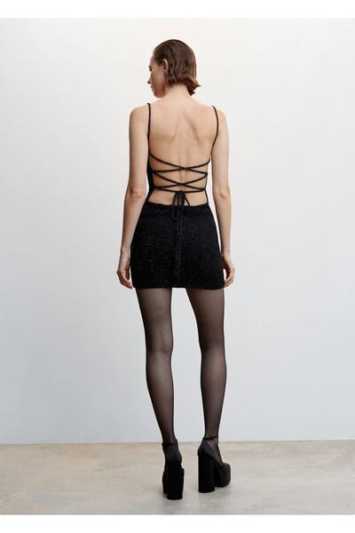 MANGO Woman Lureks Triko Elbise