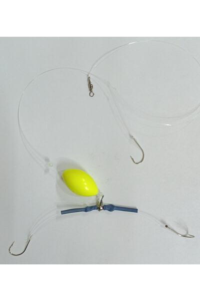 Dragon Eyes 3 Iğneli Lux Fosforlu Kurşun Yılan Dili Hazır Takım 70 Gr