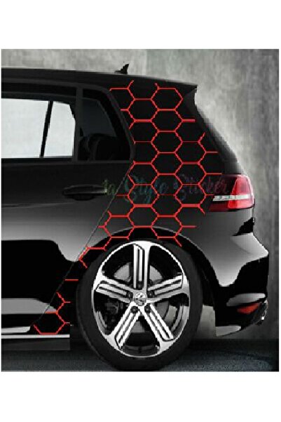 EYBA STİCKER Eyba Oto Yan Sticker Çamurluk Kaplama Petek Sticker - Araç Kapla...