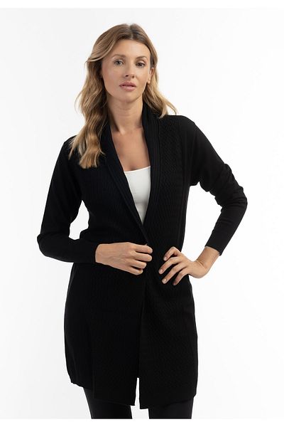 USHA Offener Cardigan sivene