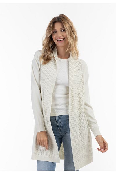USHA Offener Cardigan sivene