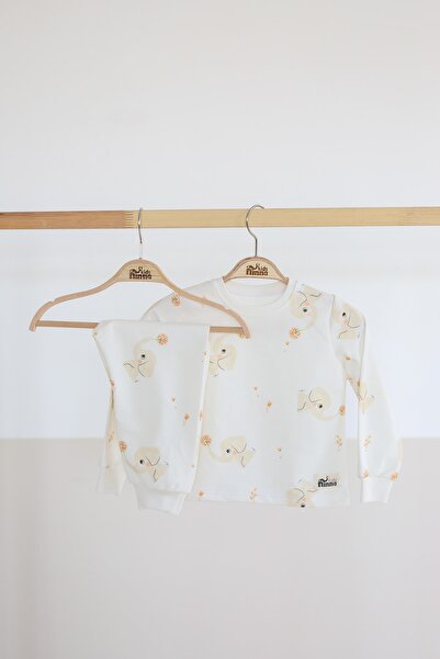 Ninna Kids Bebek & Çocuk Pijama Takımı 0.5 Tog - Elephant Love