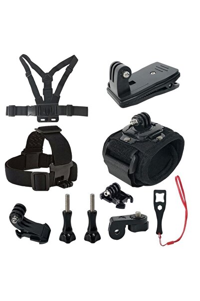 Gplus St010 Gopro Hero 10 Eken H9r Sjcam Sj4000 Aksiyon Kamera Kafa Bandı Göğ...