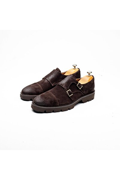 İBAY 2379 Lazza Brown Suede Men's Leather Casual Shoes