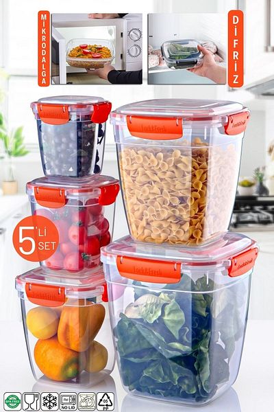 Nandy Home Microwave Suitable 5 Liter Master Square Storage Container