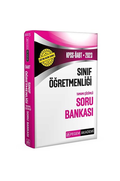 Pegem Akademi Yayıncılık Kpss Qr Kodlu 2023 Güncel Öabt Sınıf Öğretmenliği Ta...