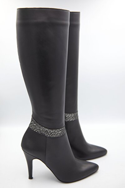 DUYGUSHOESBAG Genuine Leather Women's Heeled Boots