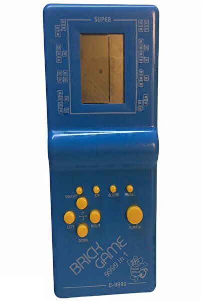Numaca Nostaljik Oyuncak Brick Game El Atarisi Tetris 9999 Oyunlu Kırmızı.sar...