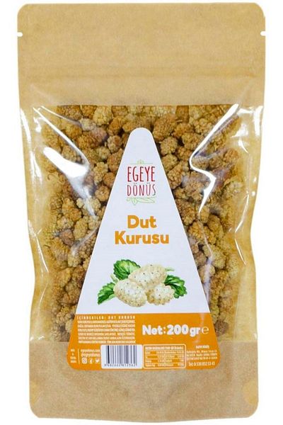 EGEYE DÖNÜŞ 200 gr.Dried Mulberry - Additional Sugar Free, Natural Dried and Non-Dried