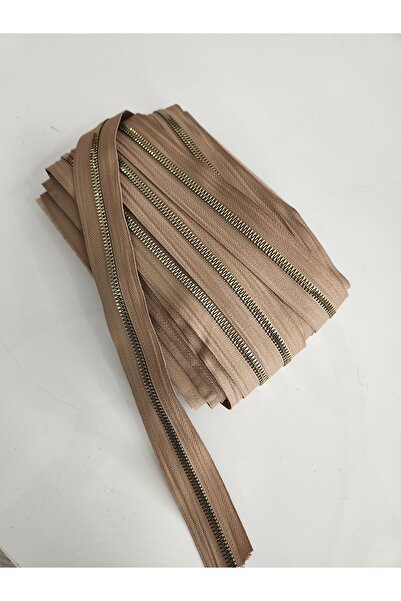 Genel Markalar Goldmetal Diş Metrelik Fermuar -vizon 1 Metre