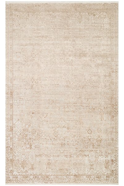 Eko Halı Fresco Fs31 Cream Ivory Özel Işıltılı Yüksek Kaliteli Sık Dokuma Mod...