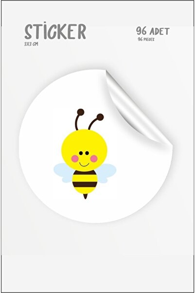 Hsn Autocolant Figura Albina 96 Bucati 3x3 Cm