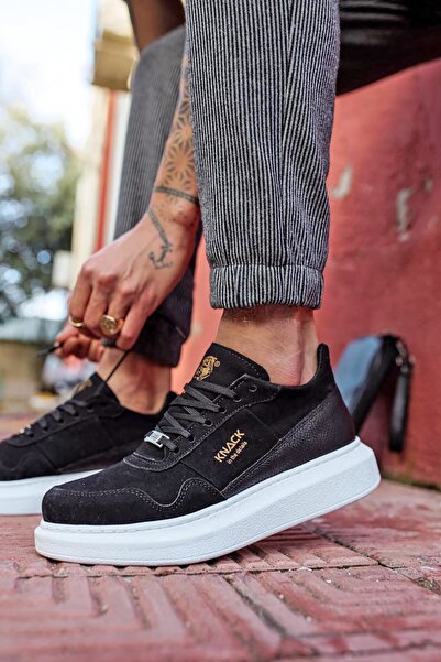 Rainon Store Casual Black Suede Men's Sneakers