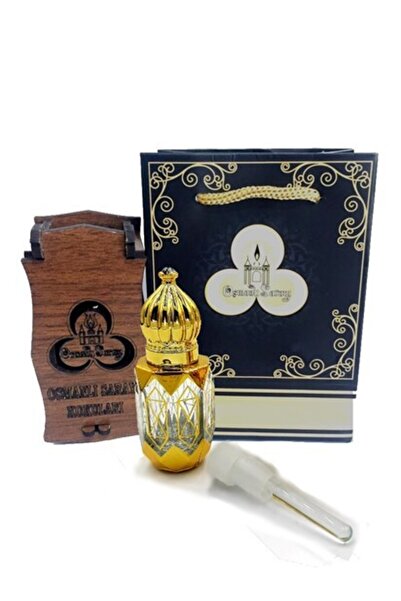 Osmanlı Sarayı Fatih Sultan Mehmet Han Kokusu Sarı Varaklı Şişe 8gr (1)