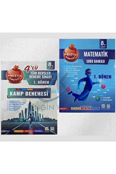 Nartest Yayınevi Nartest 8. Sınıf 1. Dönem Kamp Denemesi Matematik Soru Bankası