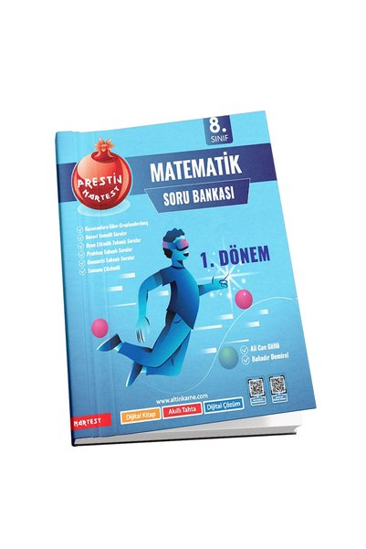 Nartest Yayınları Nartest 8. Sınıf 1. Dönem Prestij Matematik Soru Bankası