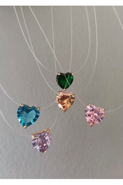 EK ACCESSORY Kristal Taş Hayalet Kolye