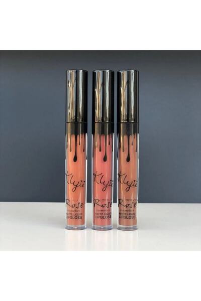 Roesıa Rose Cosmetics Rose 3'lü Kalıcı Ruj Serisi