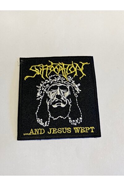 StüdyoÜmitTişört Suffocatıon And Jesus Wept Patch-peç,arma,kot Yaması