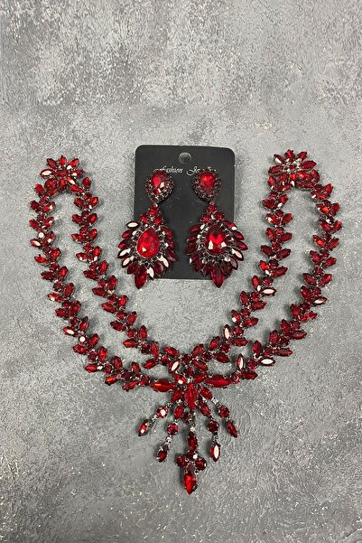 ESPEREST Set de accesorii pentru păr și cercei cu pietre prețioase pentru mir...