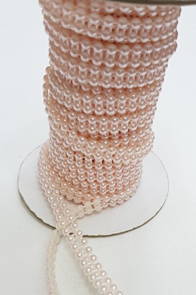 ESPEREST Tipuri de margele Perle decupate bej, dublu rând, 4 mm – margele