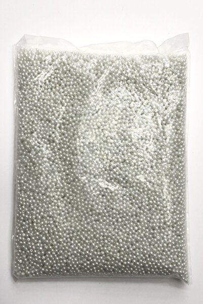 ESPEREST Mărgele de perle de sticlă albă 3 mm