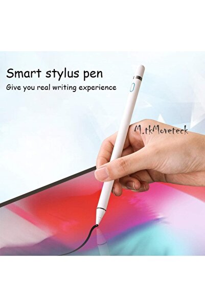 m.tk moveteck Huawei Mate Pad Se - T10 Ve T10s T5 Uyumlu Kalem Android Pencil Dokunmatik Stylus Yazı Çizim Kalemi