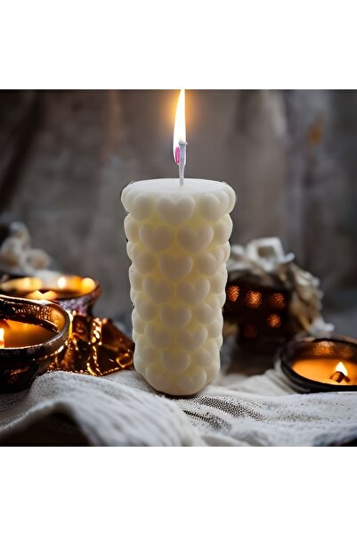 ERSE HOME Kalp Şekilli Kokulu Mum