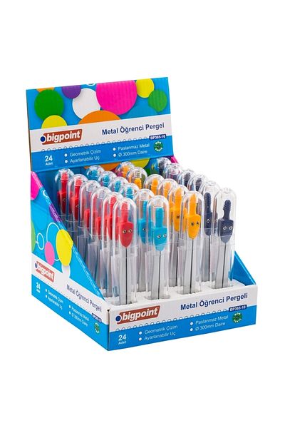 Bigpoint Metal Student Pergeli 24 Pieces Stand
