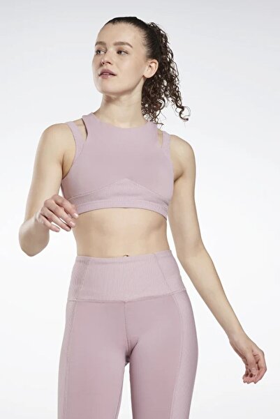 Reebok S Layered Bra Top Lila Kadın Bra