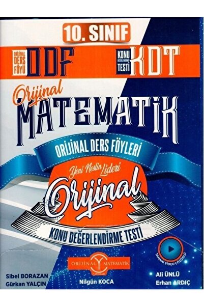 Orijinal Yayınları Orjinal 10. Sınıf Matematik Odf Kdt Orijinal Ders Föyleri ...