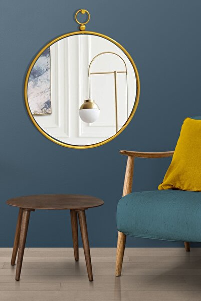 AGA KONSEPT Ayna Lina Gold, Dekoratif Duvar Aynası