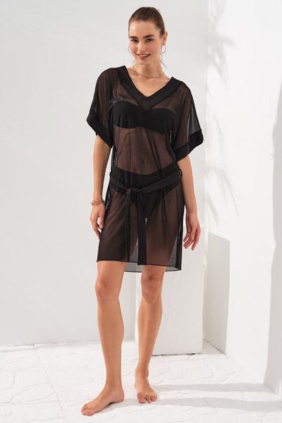 Pierre Cardin V Tunic Pareo Μαύρο 231806