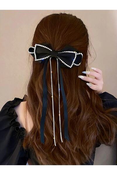 CSR AKSESUAR Цирконовий камінь бантовий вузол атласна пряжка