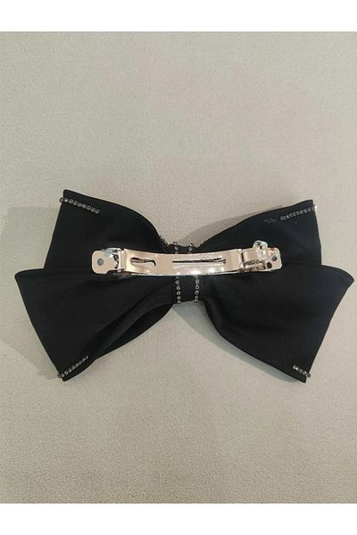 CSR AKSESUAR Cataramă din satin cu arc din piatră de zircon