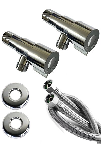 ARMİLLA ARMATÜR طقم بيديه تواليت فاخر دلتا كروم 2 قطعة 70 سم مرحاض فليكس 2 قط...