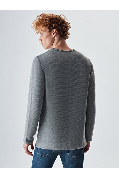 Ltb Long Sleeve Gray Sweatshirt