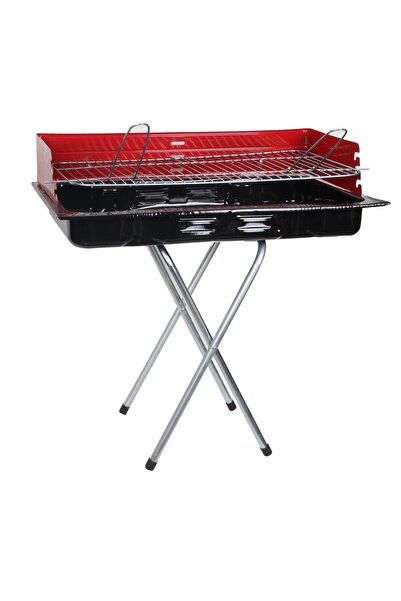 CEREN MANGAL 3 Kademeli Pervazlı 50 X 30 Cm Isıya Dayanıklı Lüks Mangal -hedi...