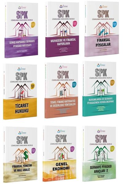 Finansed Yayınları Finansed Spk Düzey 1den Düzey 3e Yükseltme Konu Anlatımlı 9 Lu Set