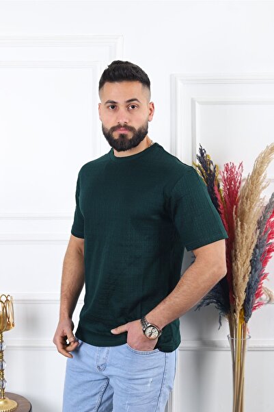 Erkek Jakarlı Süprem T-shirt