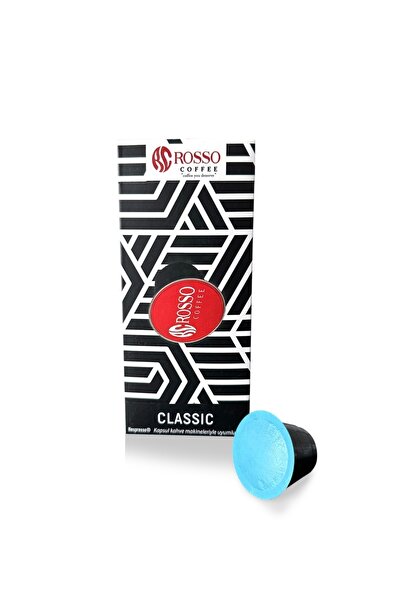 rosso coffee Classic Kapsül Kahve 10'lu Paket - Nespresso Makineleriyle Uyumludur