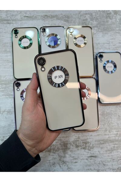 Tria حافظة هاتف من السيليكون المطلي بالليزر مع واقي عدسة الكاميرا المتوافق مع...