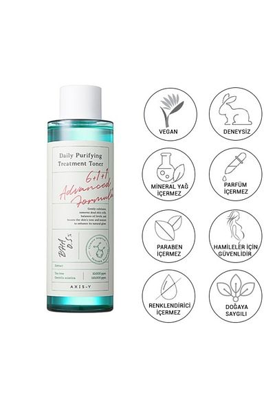 AXIS-Y 200ml Containing Salicylic Acid - Sebum Balancing and Purifying Tonic