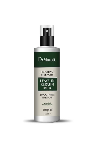 Dr Muratt حليب الكيراتين غير القابل للاسترخاء يحتوي على فيتامين E بروفيتامين ...