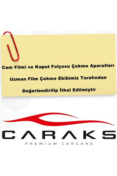 caraks Professional Window Film - Hood Protection and Foil Drawing Apparatus 3 Pieces Set 1stQuality Grp36