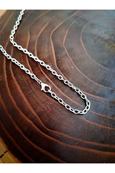 YÖRÜK TASARIM Chrome Desert Eagle Musta Chain Steel Necklace