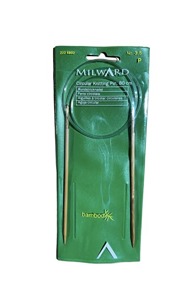 Milward Bamboo Misinalı Şiş 80 Cm No: 3,5